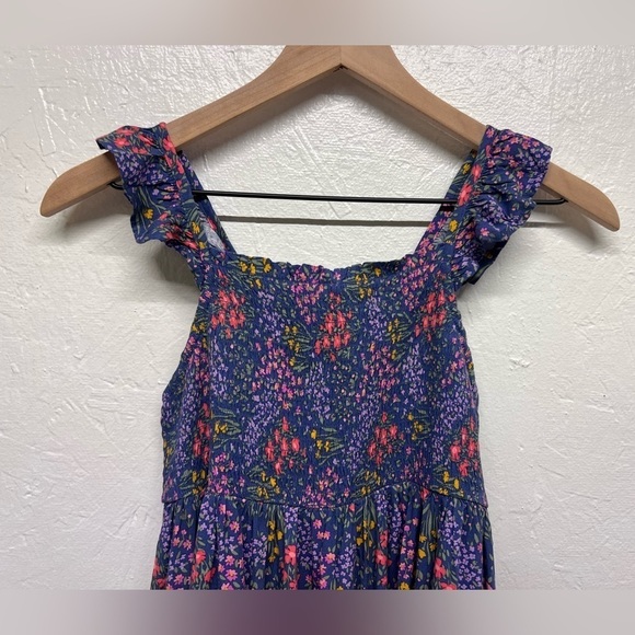 Cat & Jack - Girls Floral Maxi Sundress M (7/8) Plus - Picture 4 of 8